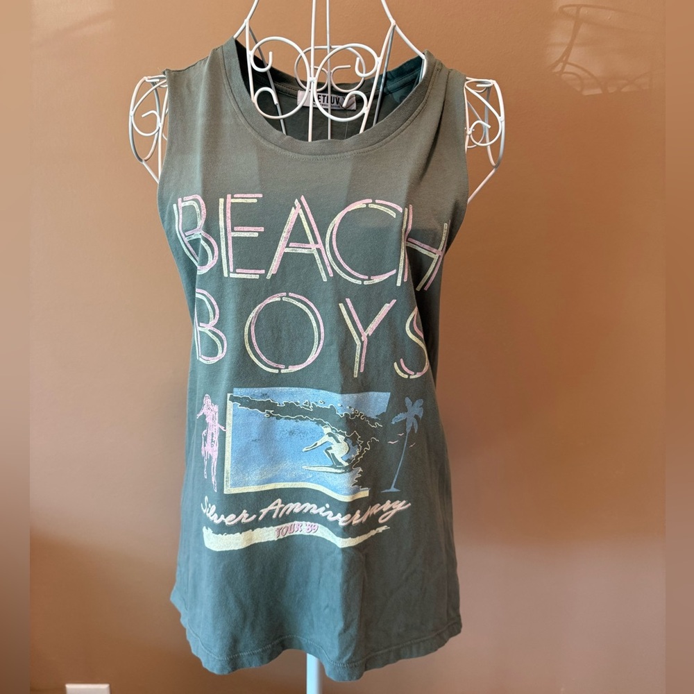 NWT Anthropologie Letluv Beach Boys Tank Top Size Small - Picture 5 of 7
